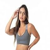 Kit 3 Top Fitness Fashion-Para Academia Frente Dupla -GG-