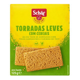 Kit 3 Torradas Fette Croccanti Cereais Sem Glúten 125g Schar