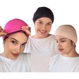 Kit 3 Touca Nero Anti Frizz Alisamento Natutal Meia Calça