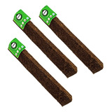 Kit 3 Tutor Estaca Para Planta Trepadeira Fibra Coco Coquim