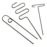 Kit 3 Tutor Misto Suporte Metal P Vaso Planta Flor Folhagem