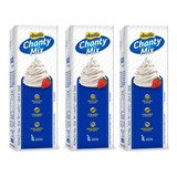 Kit 3 Un Chantilly Creme Amélia Chanty Mix Caixa 1l Vigor