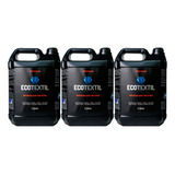 Kit 3 Un Impermeabilizante De Tecidos Easytech Ecotextil 5l