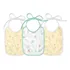 Kit 3 Und Babador Felpudo Plastificado Estampado Bebe 25x19 Neutro