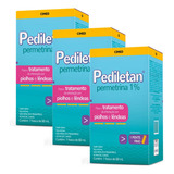 Kit 3 Und Permetrina Pediletan Loção Capilar 60ml