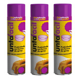 Kit 3 Unid Desmoldante Unta Forma Culinário Spray Untafácil