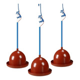Kit 3 Unidades Bebedouro Frango Aves Galinha Pendular Auto