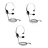 Kit 3 Unidades Headset Intelbras Chs 40 Rj9 Telemarketing