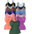 Kit 3 Unidades Regata Blusa Feminina Alcinha Com Bojo Oferta