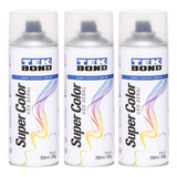 Kit 3 Unidades Tinta Spray Verniz Fosco Artesanato Decoração
