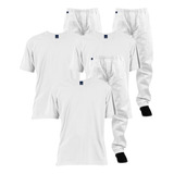 Kit 3 Uniforme Açougueiro Calça Brim Camiseta Malha Fria