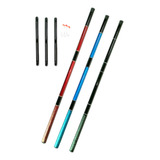 Kit 3 Varas Mão Pesca Telescópica 4 50 Metros Acessorios 