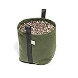 Kit 3 Vasos P Plantas De Feltro Com Alças 11 Litros King Pot Verde