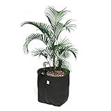 Kit 3 Vasos P Plantas De Feltro Com Alças 20 Litros King Pot Preto 