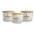 Kit 3 Velas Aromática 100  Vegetal   Pote 150g   Aromas