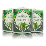 Kit 3 Velas Aromáticas Decorativas Atacado 130g 72hs