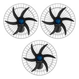 Kit 3 Ventiladores Parede 60cm 230w Falcon Ventisol Bivolt