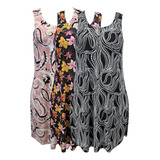 Kit 3 Vestido Feminino