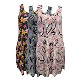 Kit 3 Vestido Liganet