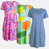 Kit 3 Vestido Liganete