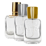 Kit 3 Vidro Frasco 30ml Quadrado Válvula Spray Luxo Oferta