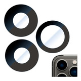 Kit 3 Vidro Lente Camera Traseira iPhone 13 Pro Max Reparo