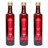 Kit 3 Vinagre De Maçã Orgânico Acidez 4 Serra Gaúcha 500ml