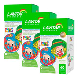 Kit 3 Vitamina Infantil Lavitan Kids