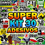 Kit 30 Adesivos Carro