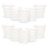Kit 30 Baldes Herméticos Plástico 3 6 Litros Alça Plástica