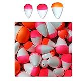 Kit 30 Boinhas De Pesca Tipo Lambari Multicoloridas 3 Tamanhos Diferente