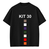 Kit 30 Camisetas Oversized