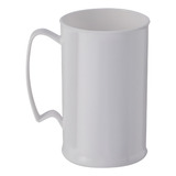 Kit 30 Caneca De Acrílico Chopp Branca Lisa 300ml Transfer L