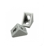 Kit 30 Cantoneira Para Perfil 20x20 Impressora 3d