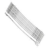 KIT 30 CHICOTE EMPATE LEADER BLACK GIRADOR SNAP N6 40LB - 18KG