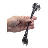 Kit 30 Chicote Leader Empate Girador Snap N 9 Black Marine