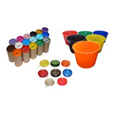 Kit 30 Cofre 30 Ioio 30balde De Pipoca Para Personalizar