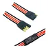 Kit 30 Conector 4 Vias Com Fio 4,0 Mm Plug Para Caixa De Som