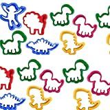 Kit 30 Cortadores Divertido Infantil Molde De Modelar Massinha Forminhas Dino Safari Lembrancinha Festa Brinquedo Crianças