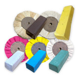 Kit 30 Discos 15cm Polimento Corte Brilho Inox Alumínio Roda