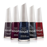 Kit 30 Esmaltes Risque Cores Sortidas Na Descrição Atacado