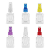 Kit 30 Frasco Vidro Quadrado 10ml Com Válvula Spray Amostra