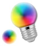 Kit 30 Lâmpada Mini Bulboled 110v 220v 2w Rgb Pisca Colorida Automática 110 Volts