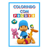 Kit 30 Livros De Colorir Infantil Pocoyo Com 32 Desenhos Cada