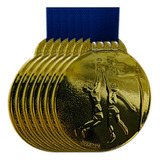 Kit 30 Medalhas Basquete Ouro Prata Ou Bronze Escola 3 5cm