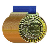 Kit 30 Medalhas Honra Ao Mérito 3 5cm Escola Colégio Lote
