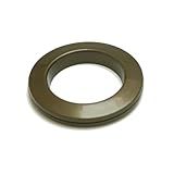Kit 30 Pares Ilhós De Cortina Redondo Para Varão De 28mm Grosso Ouro Velho 