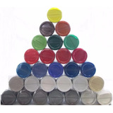 Kit 30 Potes De Tinta Pó P Pintura De Jig Head Várias Cores