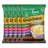 Kit 30 Queijo Vegetal Ralado Sora Sabor Parmesão 50g