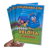Kit 30 Revistas Personalizada Para Colorir Escolha Seu Tema